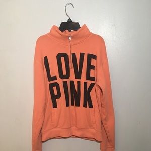 Pink Brand: Coral Pullover Sweatshirt
